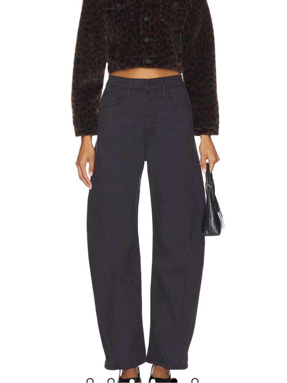 MOTHER The Half Pipe Flood Jeans in Cats And Dogs